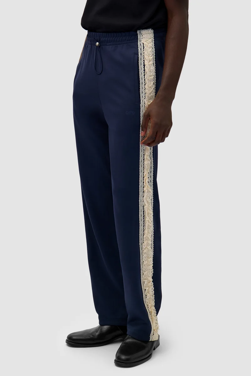 Pantalon à bordures - Marine
