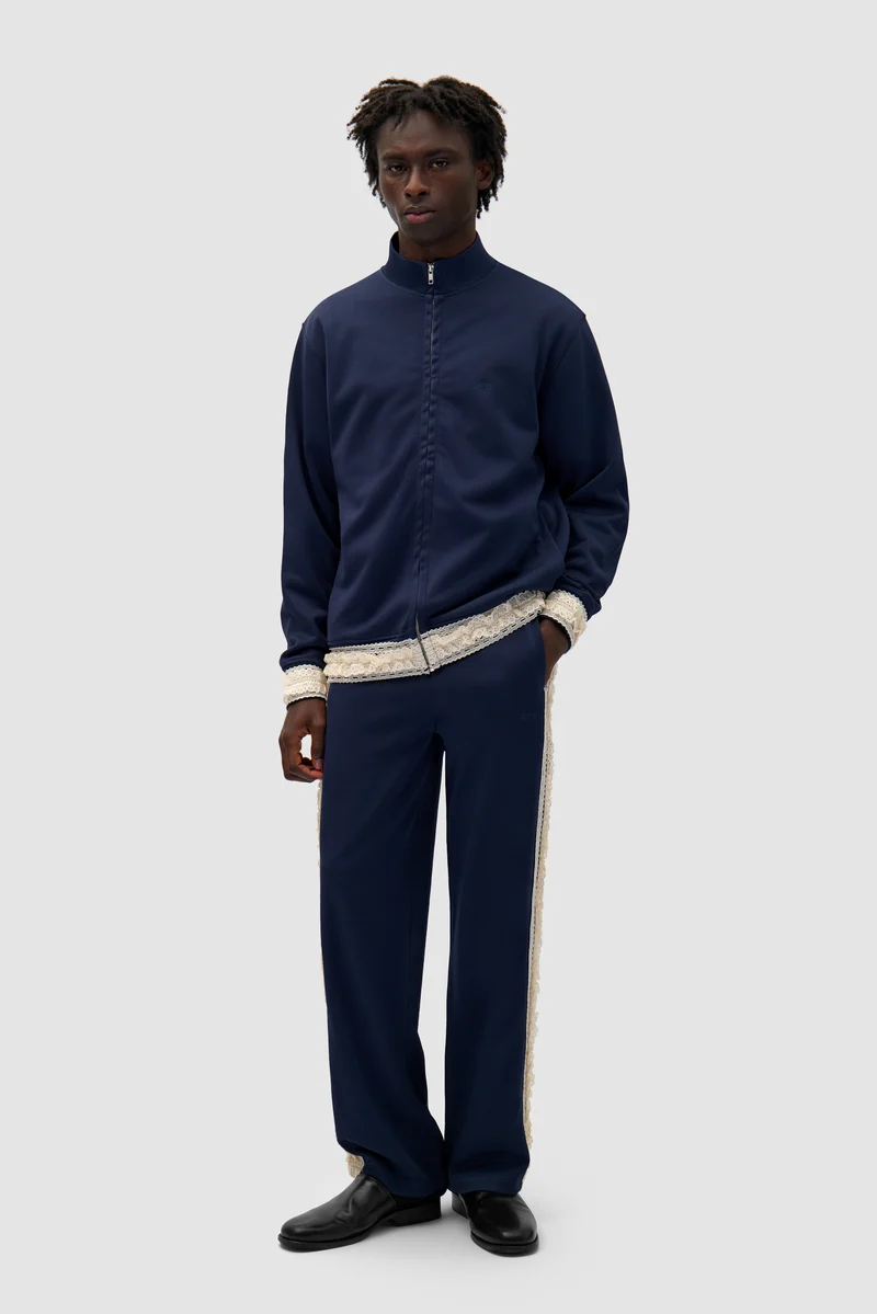 Pantalon à bordures - Marine
