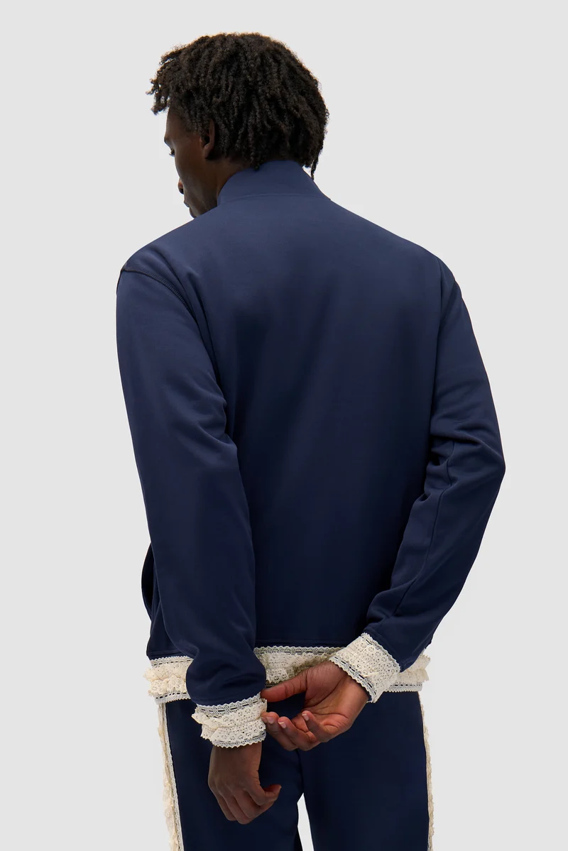 Veste à bordures - Marine