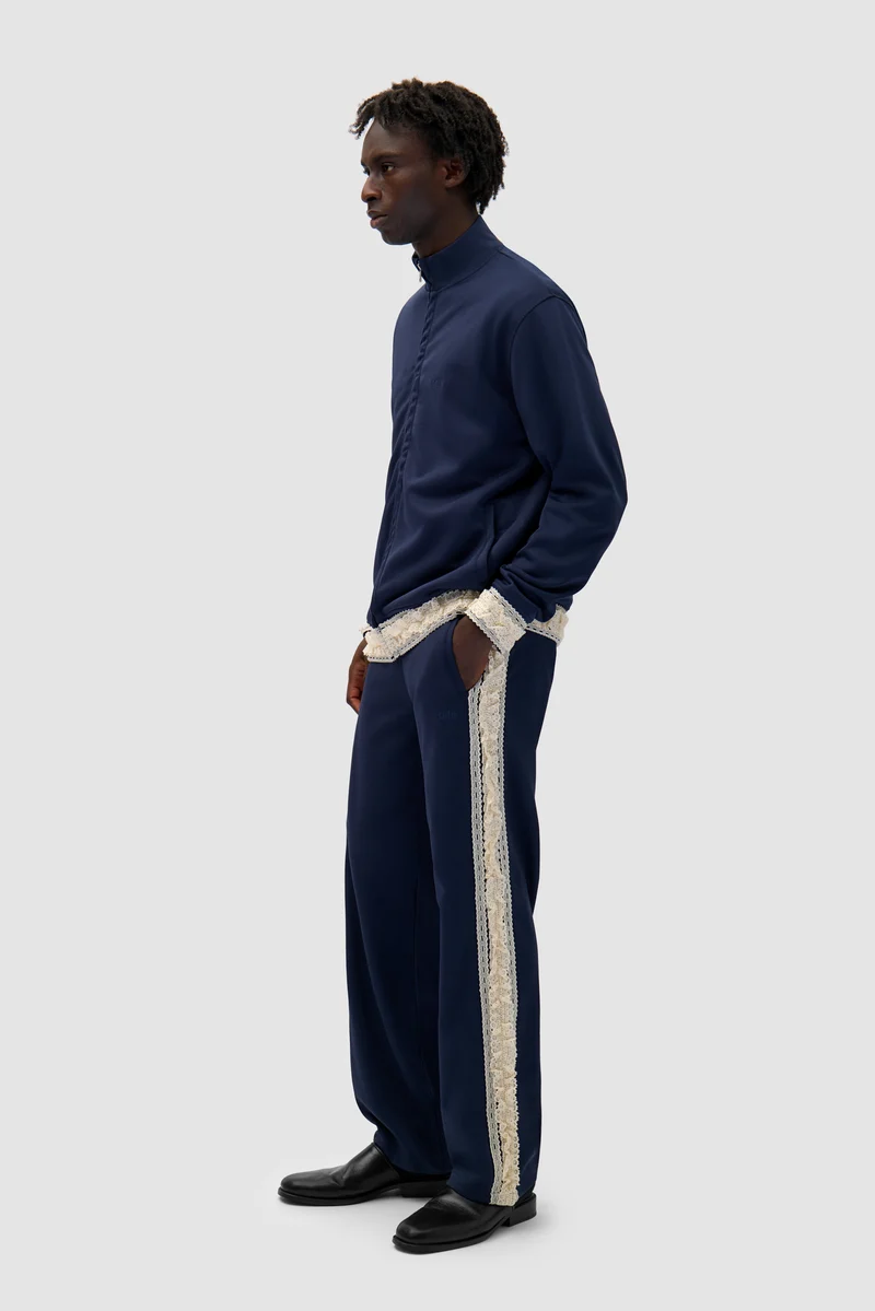 Veste à bordures - Marine