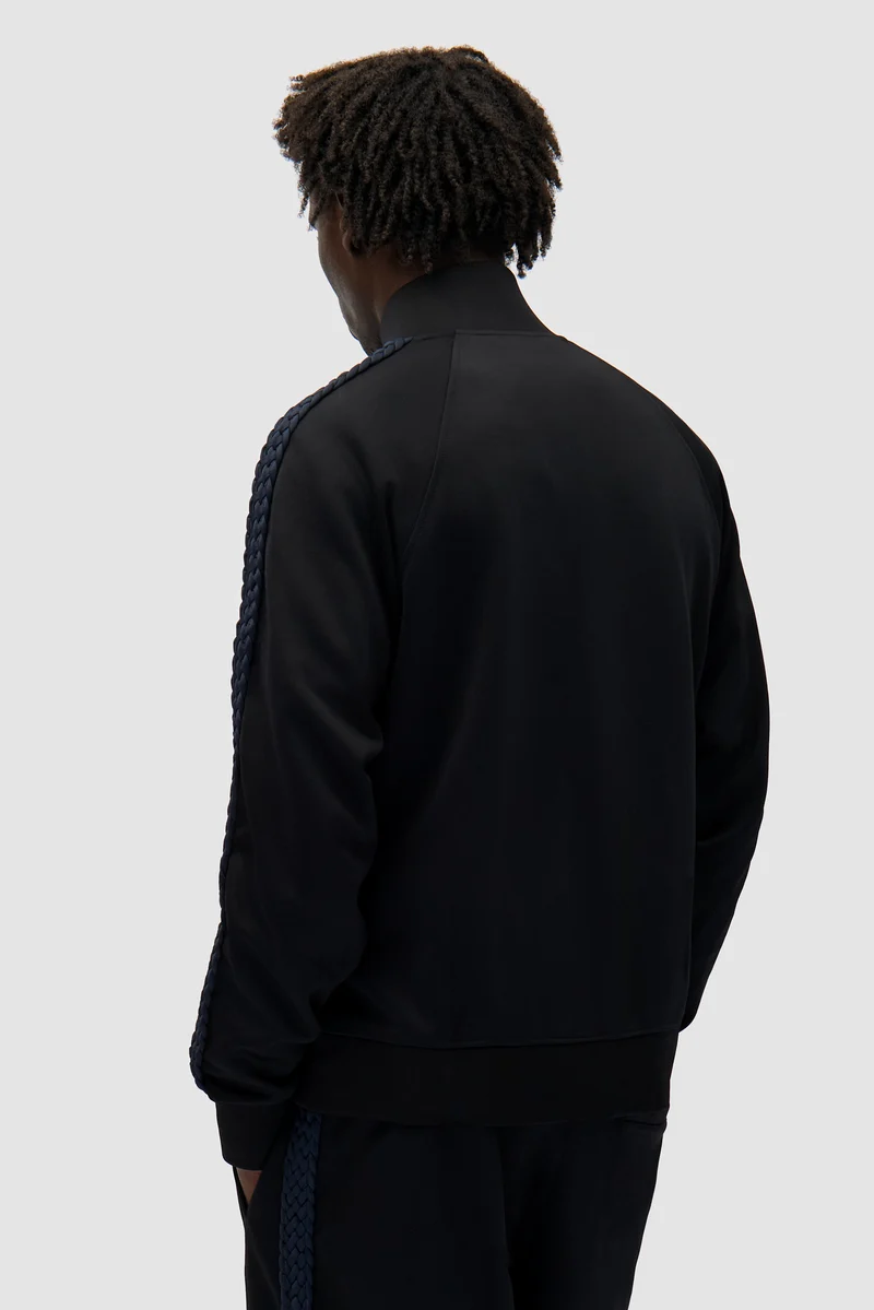 Veste à bandes tressées - Noir
