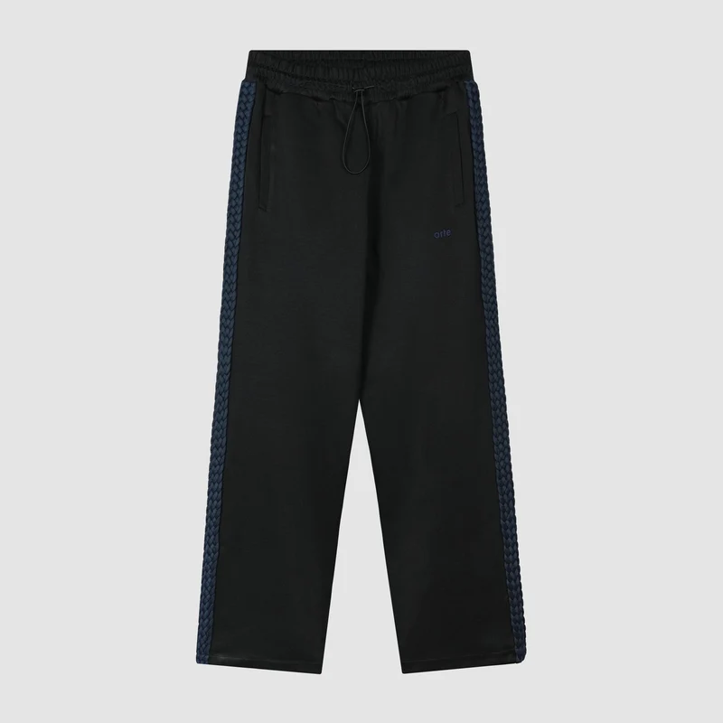 Pantalon à bandes tressées - Noir