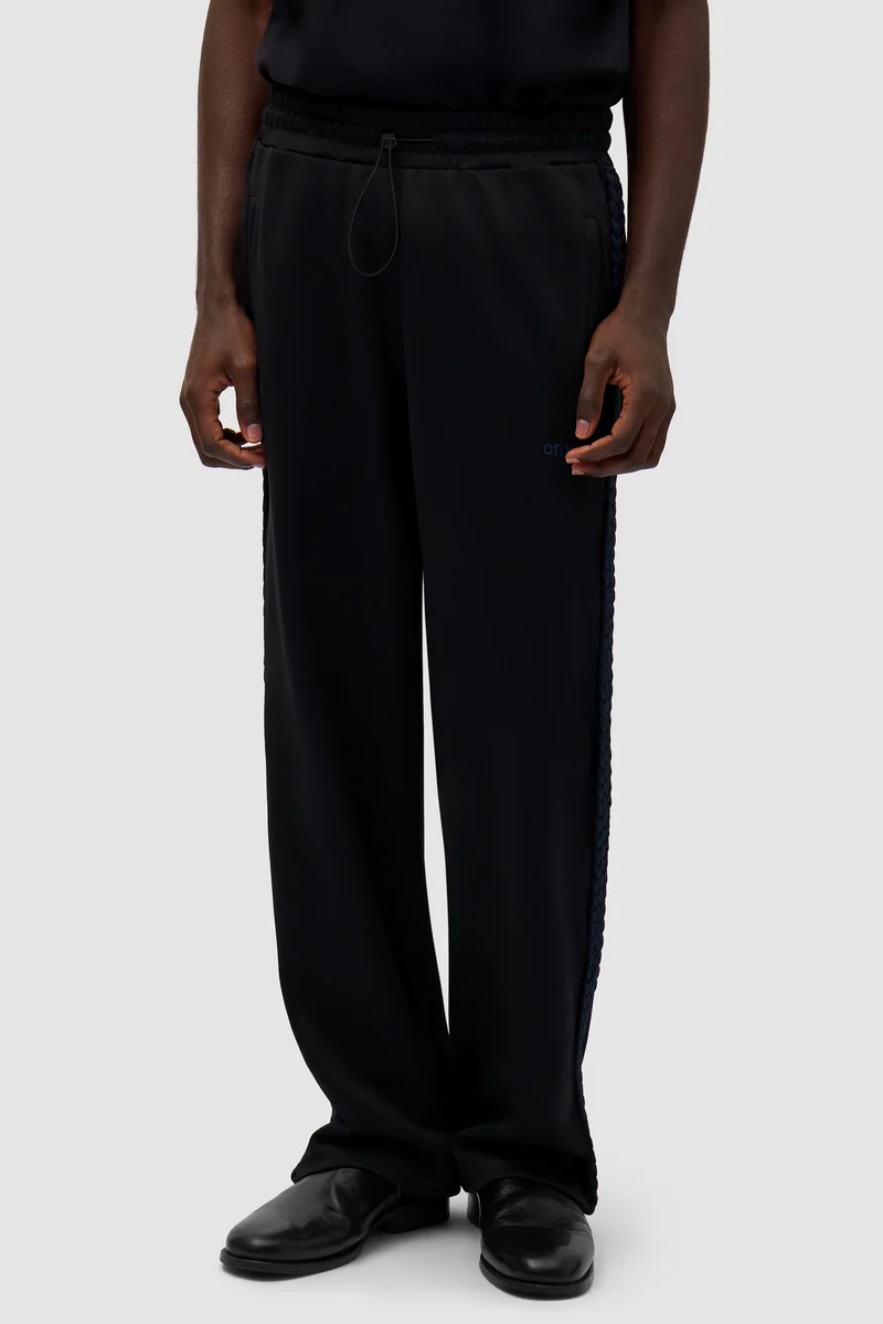 Pantalon à bandes tressées - Noir