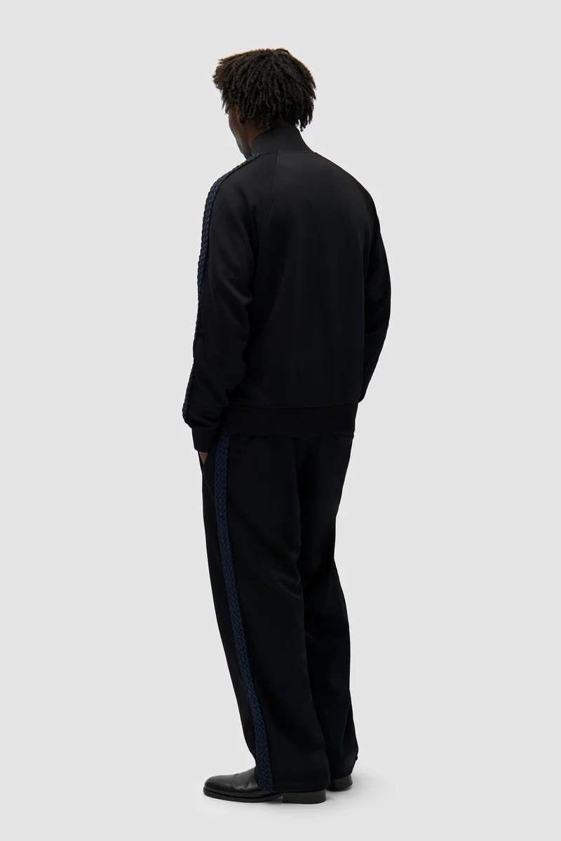 Pantalon à bandes tressées - Noir