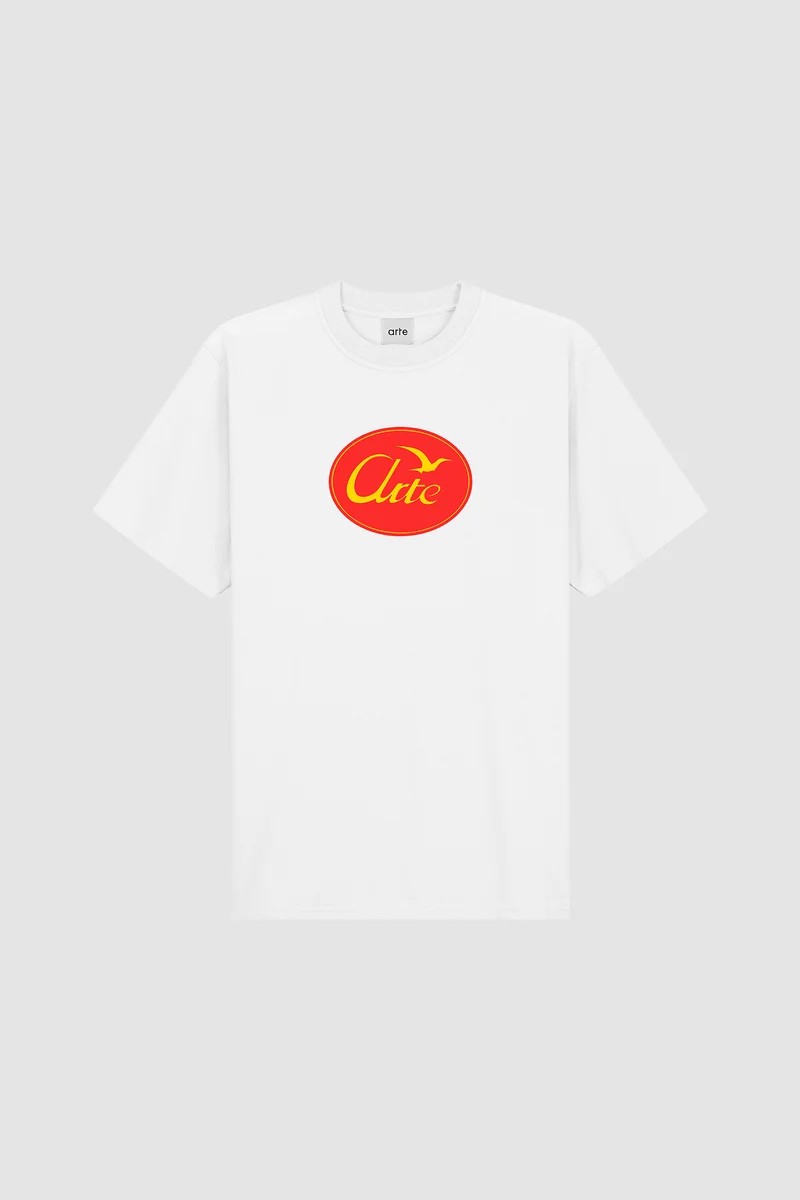 T-shirt Bird Logo Big Bird Logo - Blanc