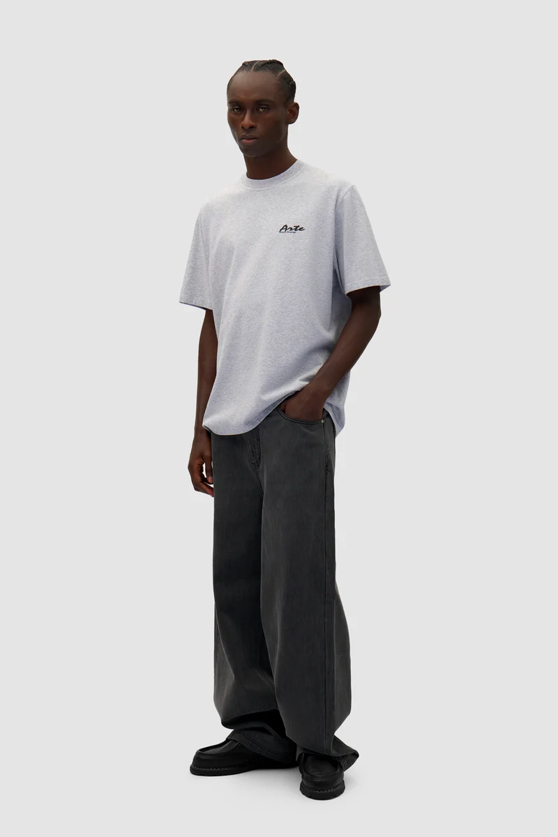 T-shirt à imprimé multicolore - Gris