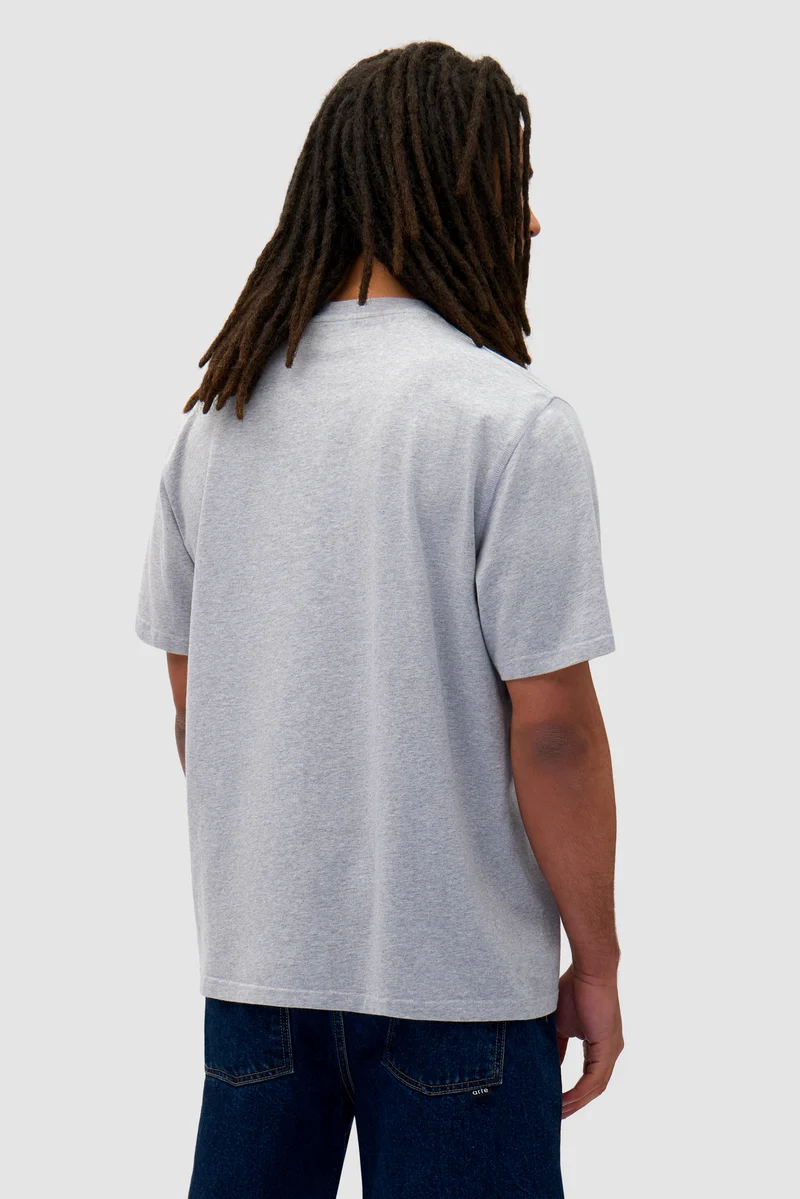 T-shirt avec logo en forme de cœur - Gris