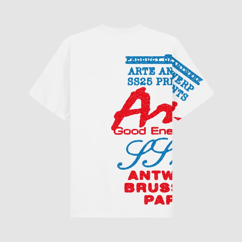 T-shirt à imprimé latéral - Blanc