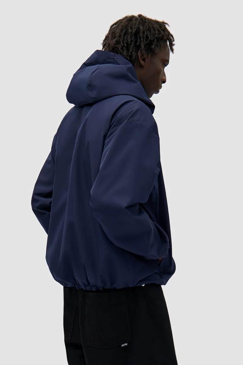 Veste technique réversible à carreaux - Navy/Plaid