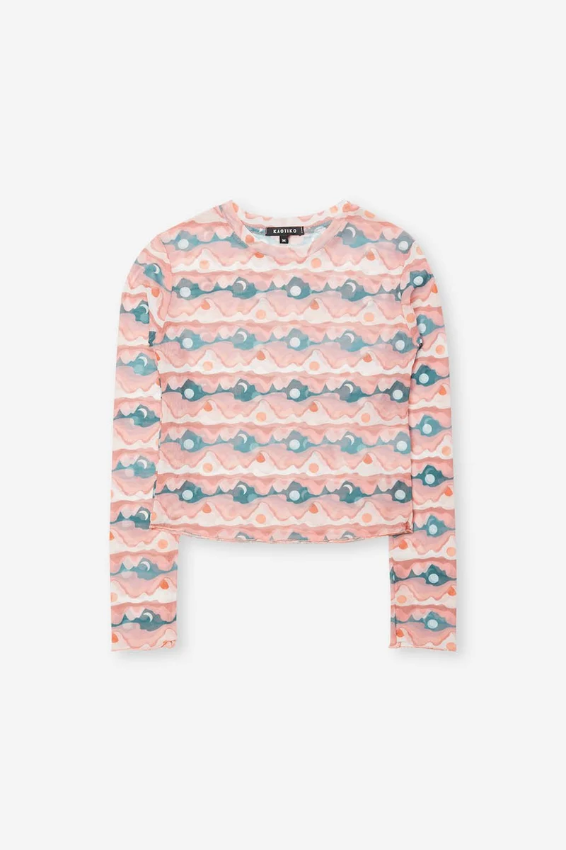 T-shirt en tulle Jasper Pink