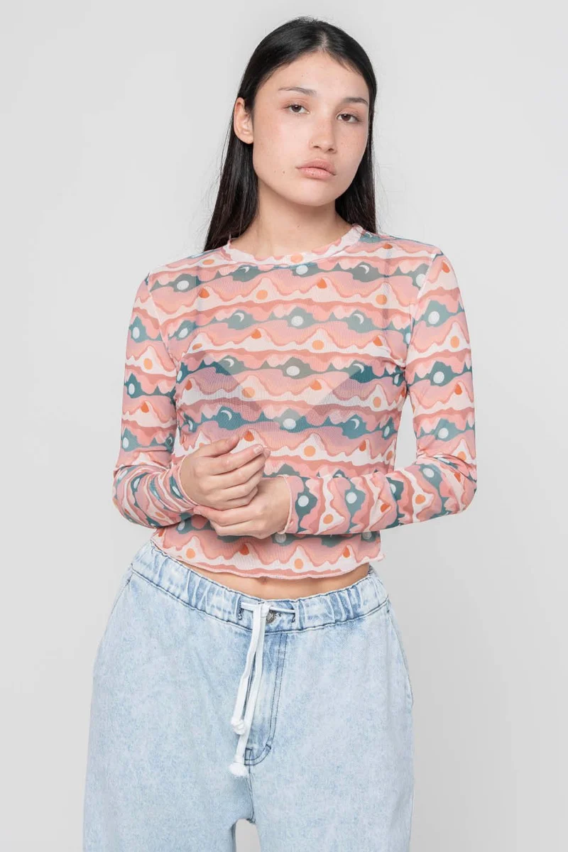 T-shirt en tulle Jasper Pink