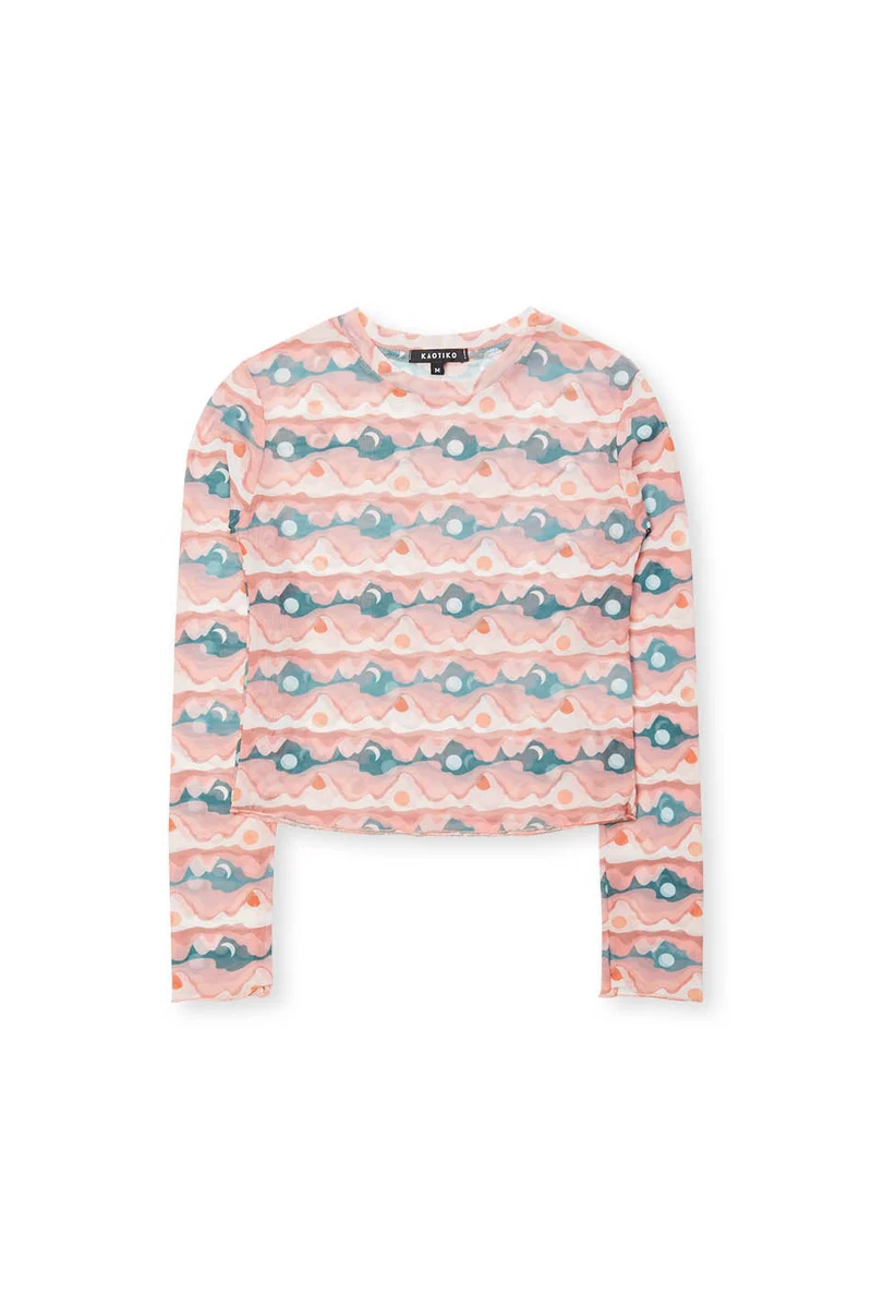 T-shirt en tulle Jasper Pink