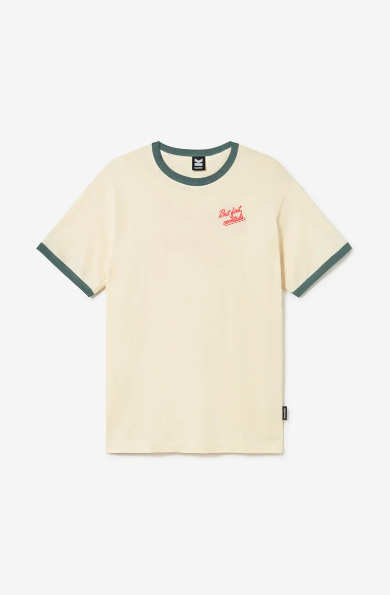 T-shirt But Firts Cocktails Ivory