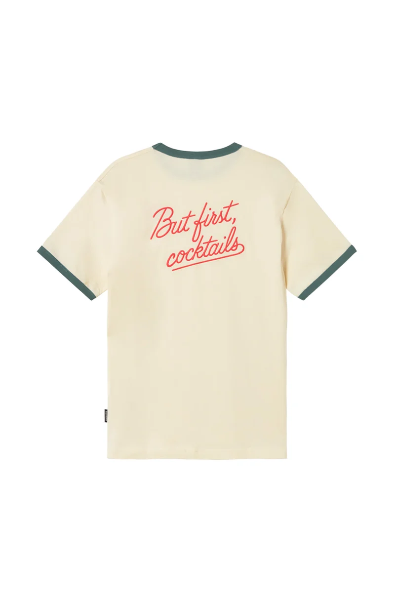 T-shirt But Firts Cocktails Ivory