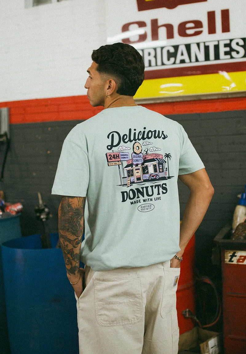 T-shirt Delicious Donuts Fresh Green