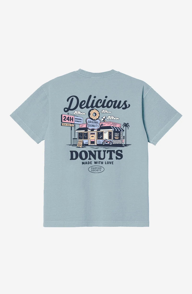 T-shirt Delicious Donuts Fresh Green