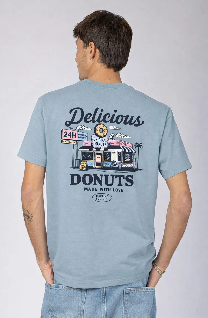 T-shirt Delicious Donuts Fresh Green