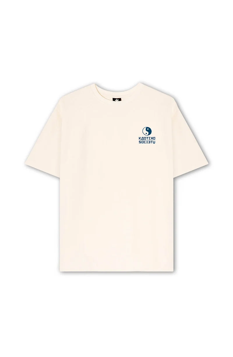 T-Shirt en coton bio ivoire Yakisoba Lovers