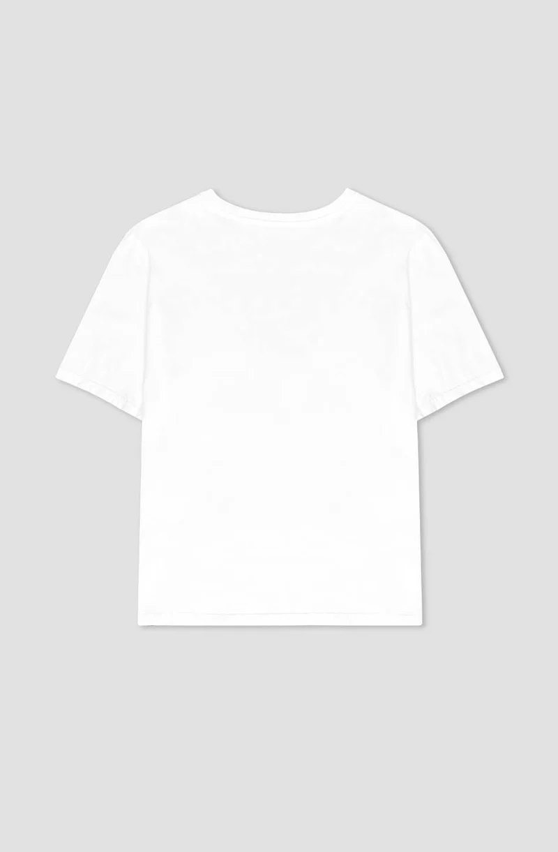 T-shirt Blanc Washed Dark People