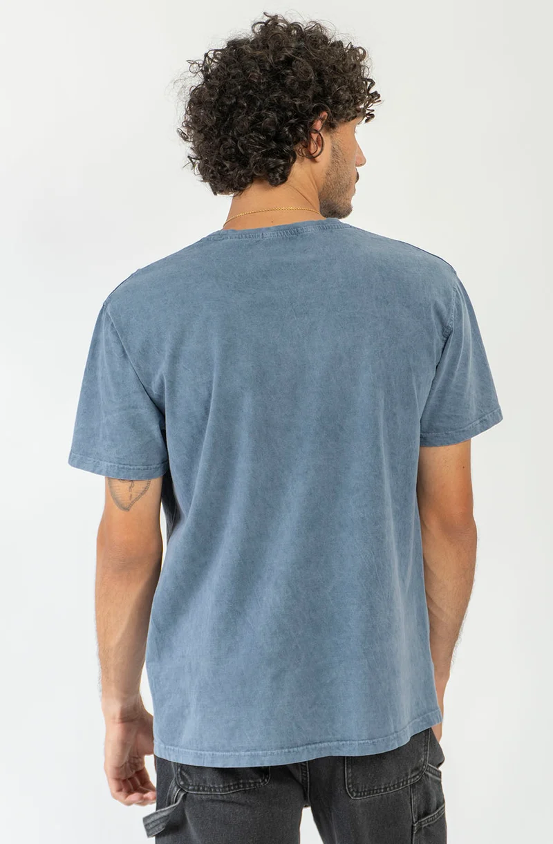 T-shirt Basic Washed Indigo