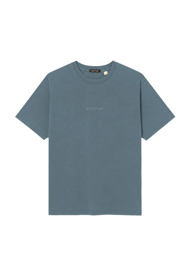 T-shirt Basic Washed Indigo