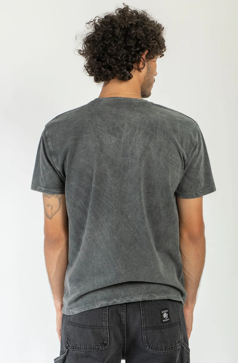 T-shirt Basic Washed Black