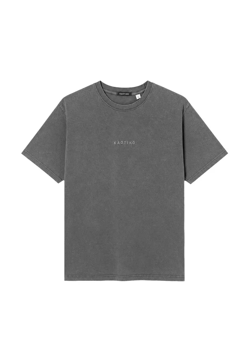 T-shirt Basic Washed Black