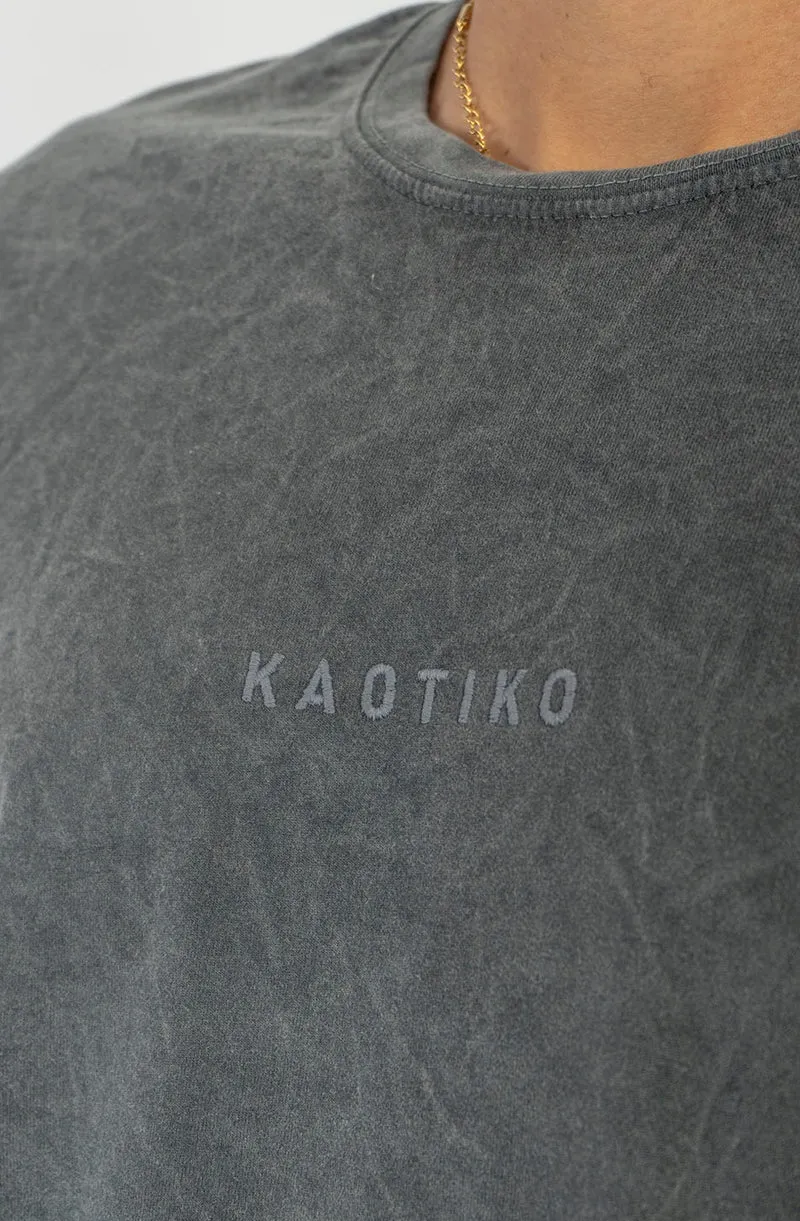 T-shirt Basic Washed Black