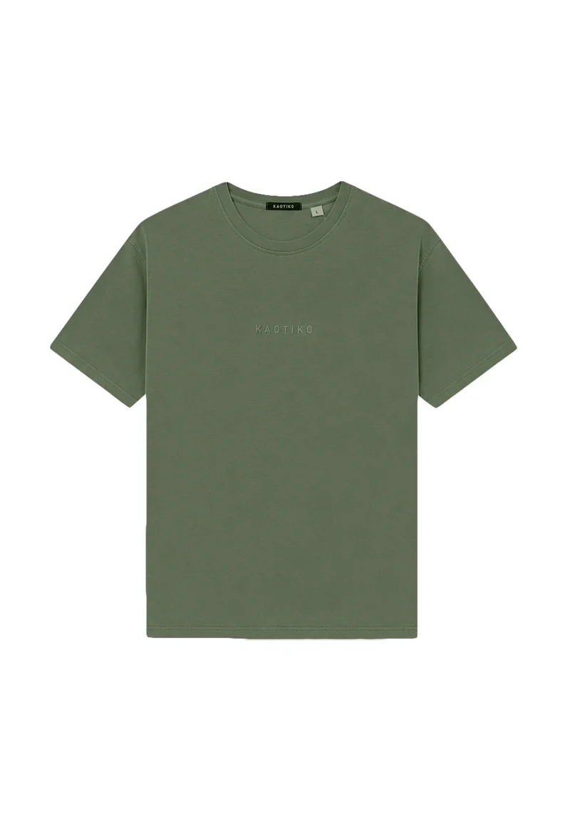 T-shirt Basic Washed Army