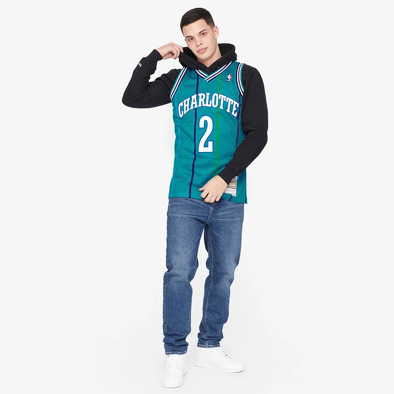 Mitchell & Ness NBA Larry Johnson Charlotte Hornets Swingman Jersey