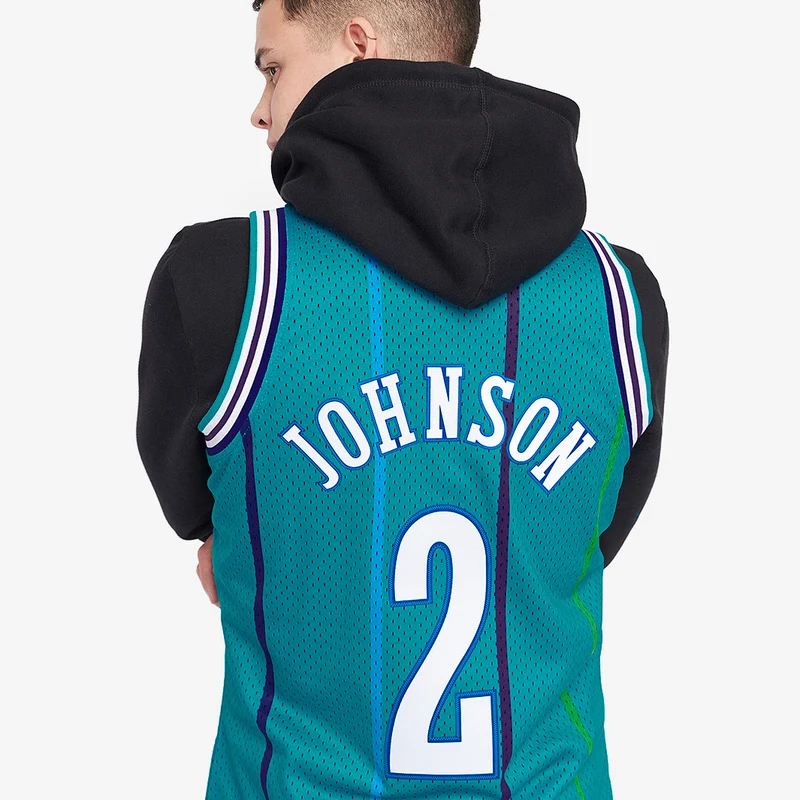 Mitchell & Ness NBA Larry Johnson Charlotte Hornets Swingman Jersey