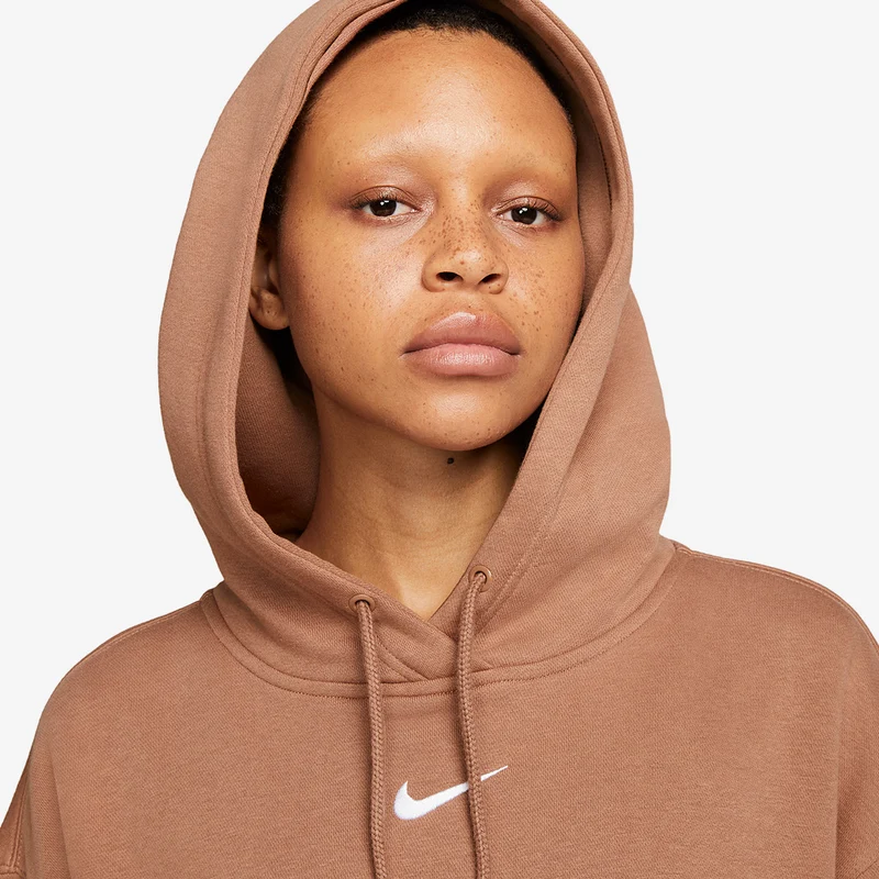 Nike Sweat à capuche oversize en tissu Fleece Sportswear Col