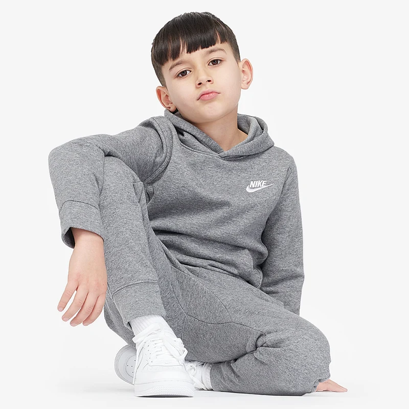Sweat à Capuche Nike Garçon Club Polaire Pullover