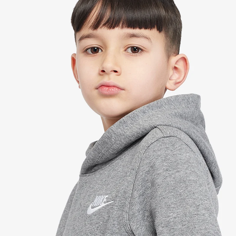 Sweat à Capuche Nike Garçon Club Polaire Pullover
