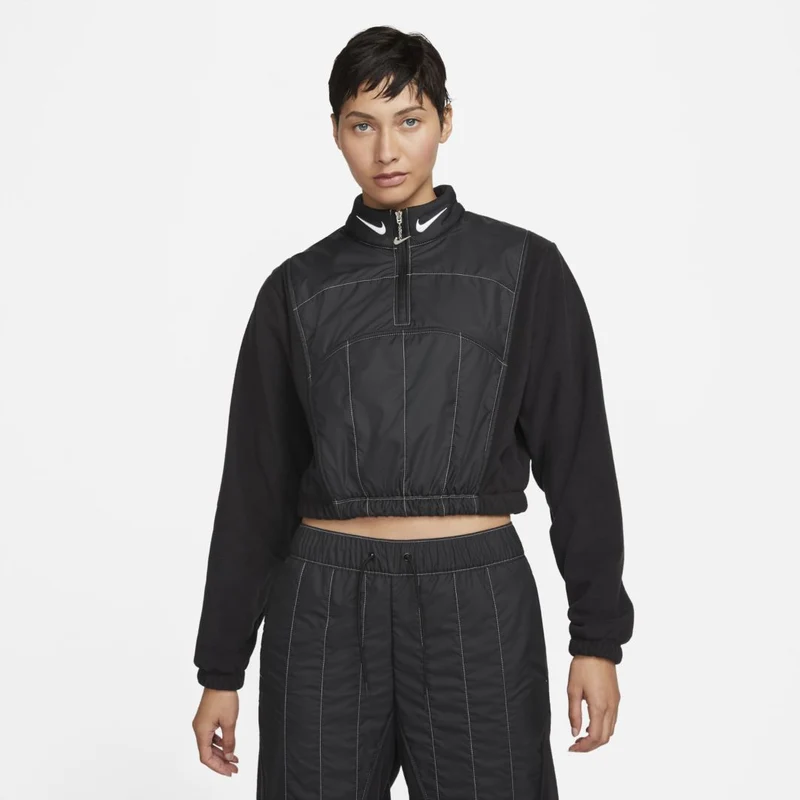 Veste Nike Sportswear Femme Swoosh Plush 1/4-Fermeture Éclair