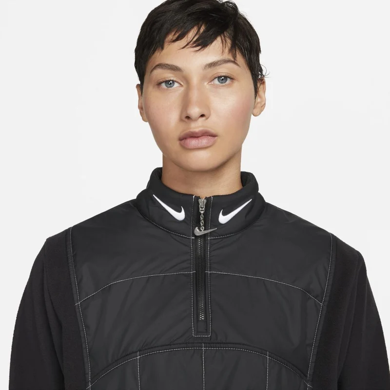Veste Nike Sportswear Femme Swoosh Plush 1/4-Fermeture Éclair