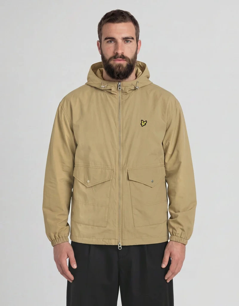 Lightweight Hooded Utility Jacket