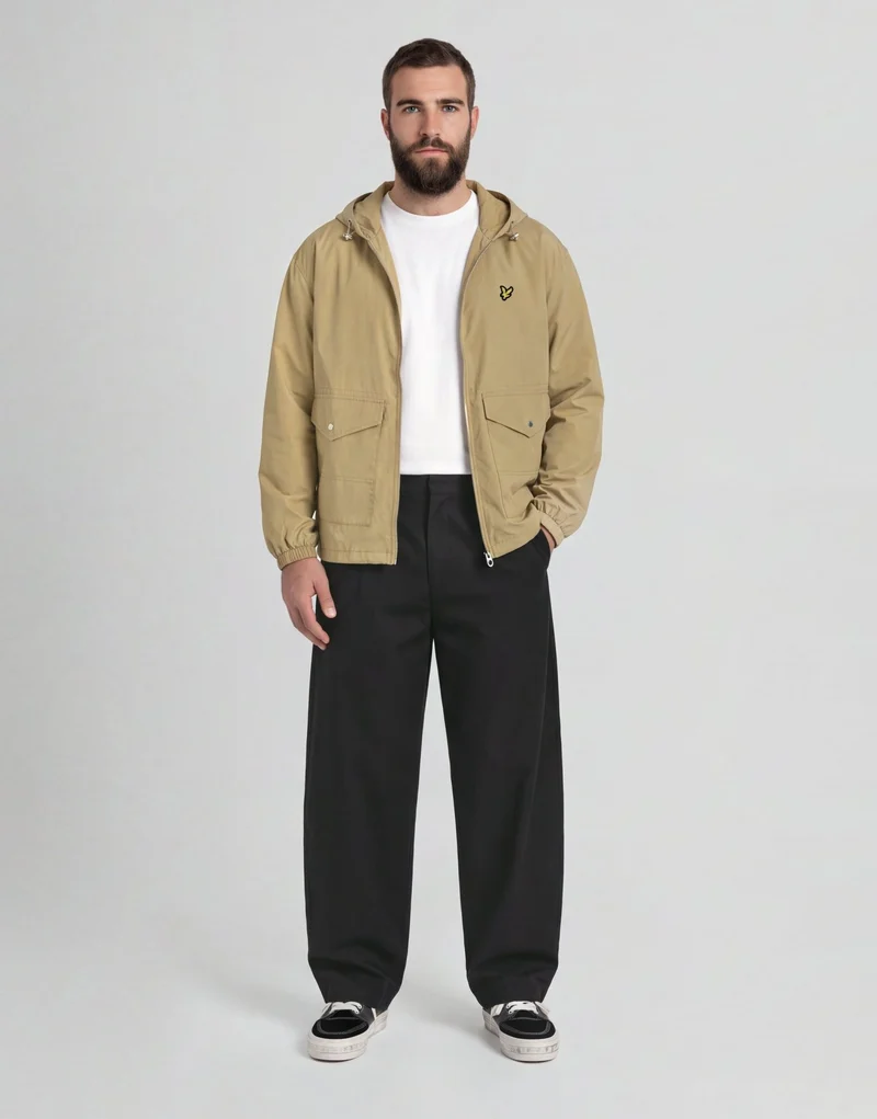 Lightweight Hooded Utility Jacket
