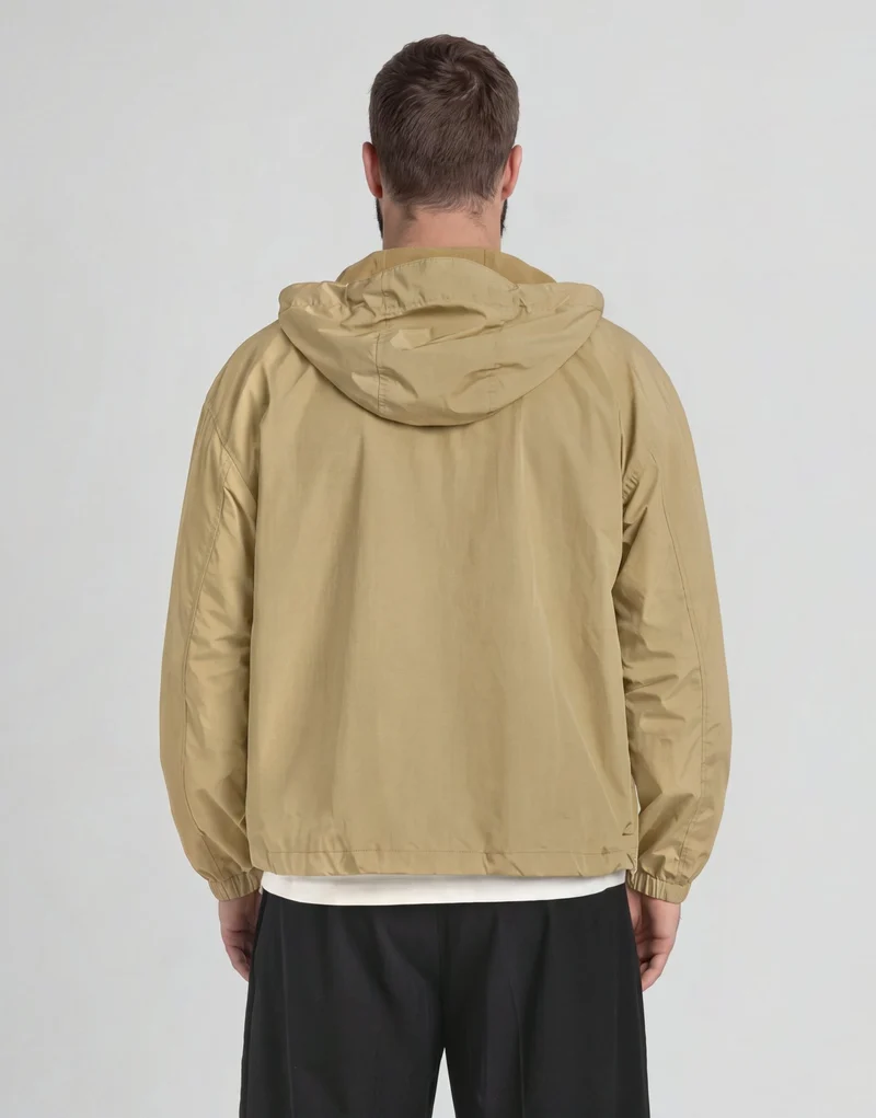 Lightweight Hooded Utility Jacket