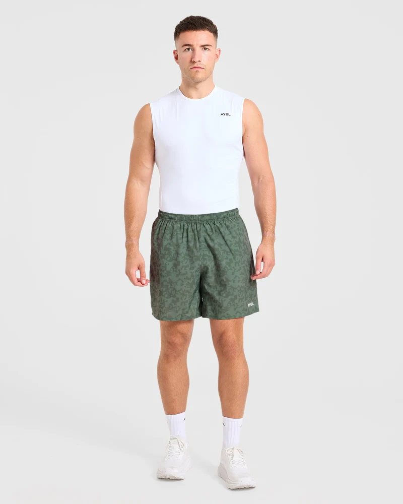 Core 7" Shorts - Olive Camo