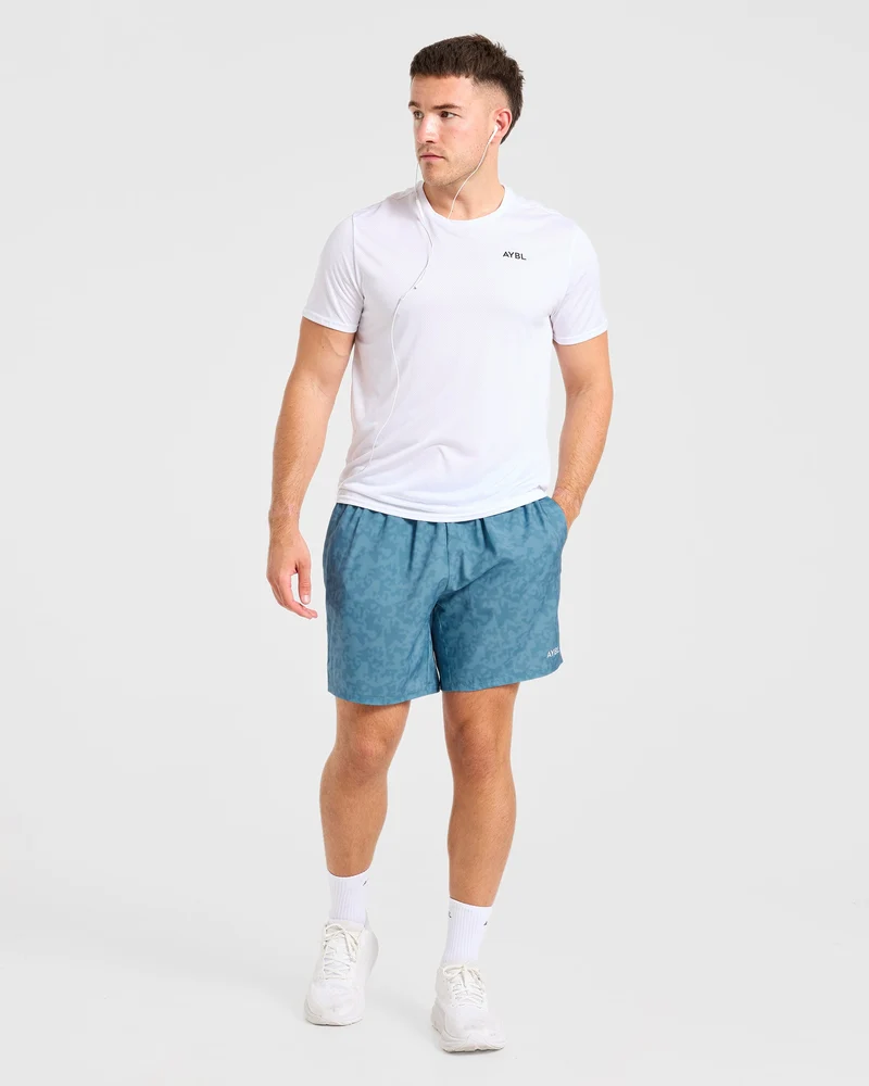 Core 7" Shorts - Bleu Camo