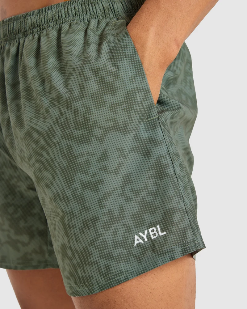 Core 5" Shorts - Olive Camo