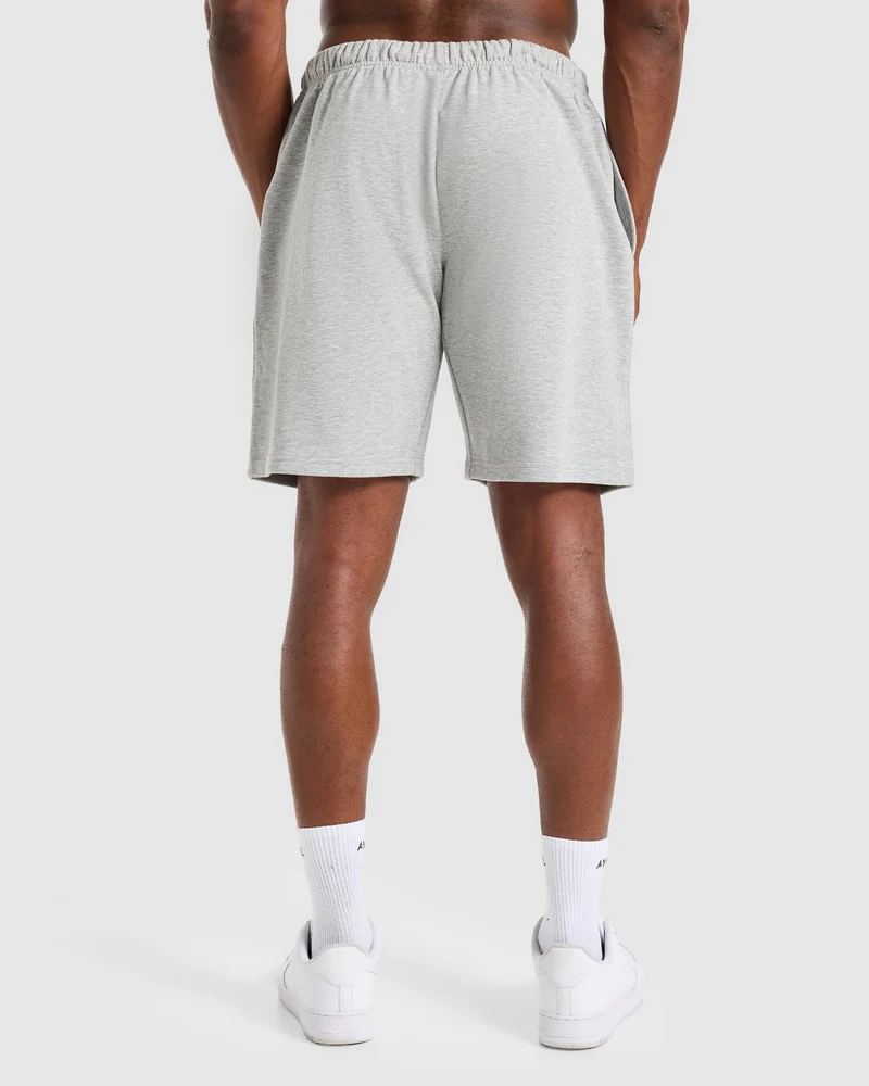 Craft Oversized Shorts - Mid Marl Gris