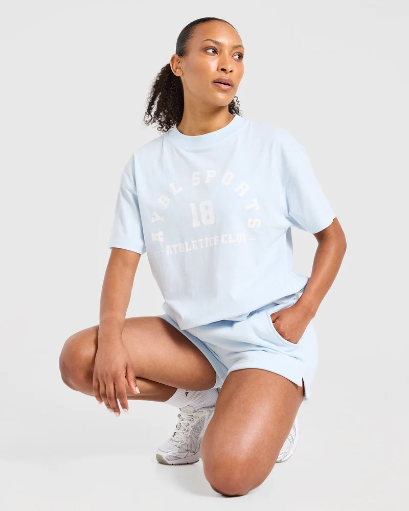 AYBL Sports 18 Oversized Shorts - Iced Bleu