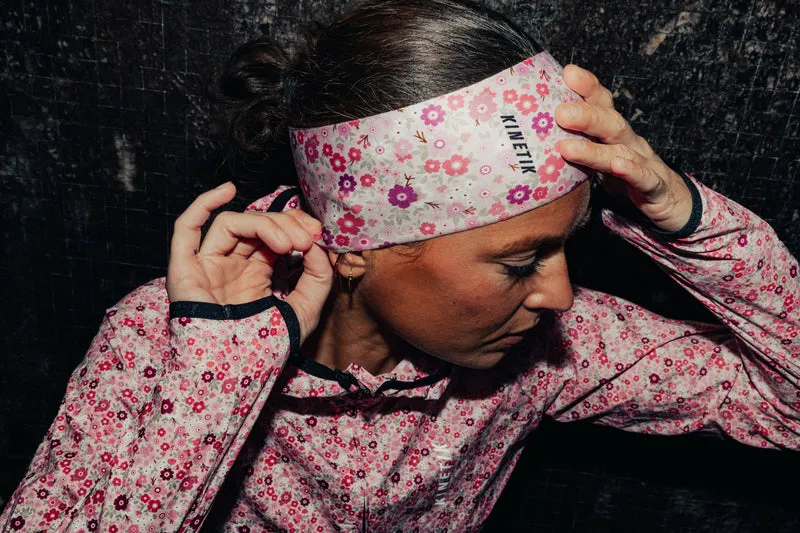 HEADBAND FLORAL MELLOW ROSE