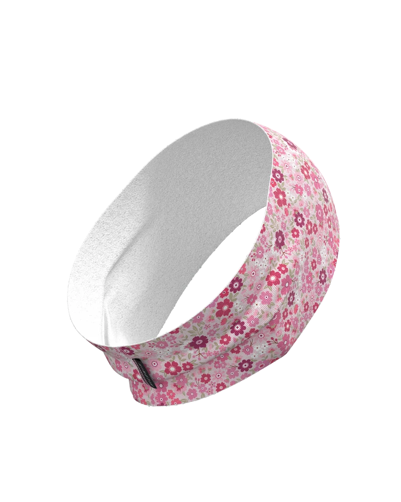 HEADBAND FLORAL MELLOW ROSE