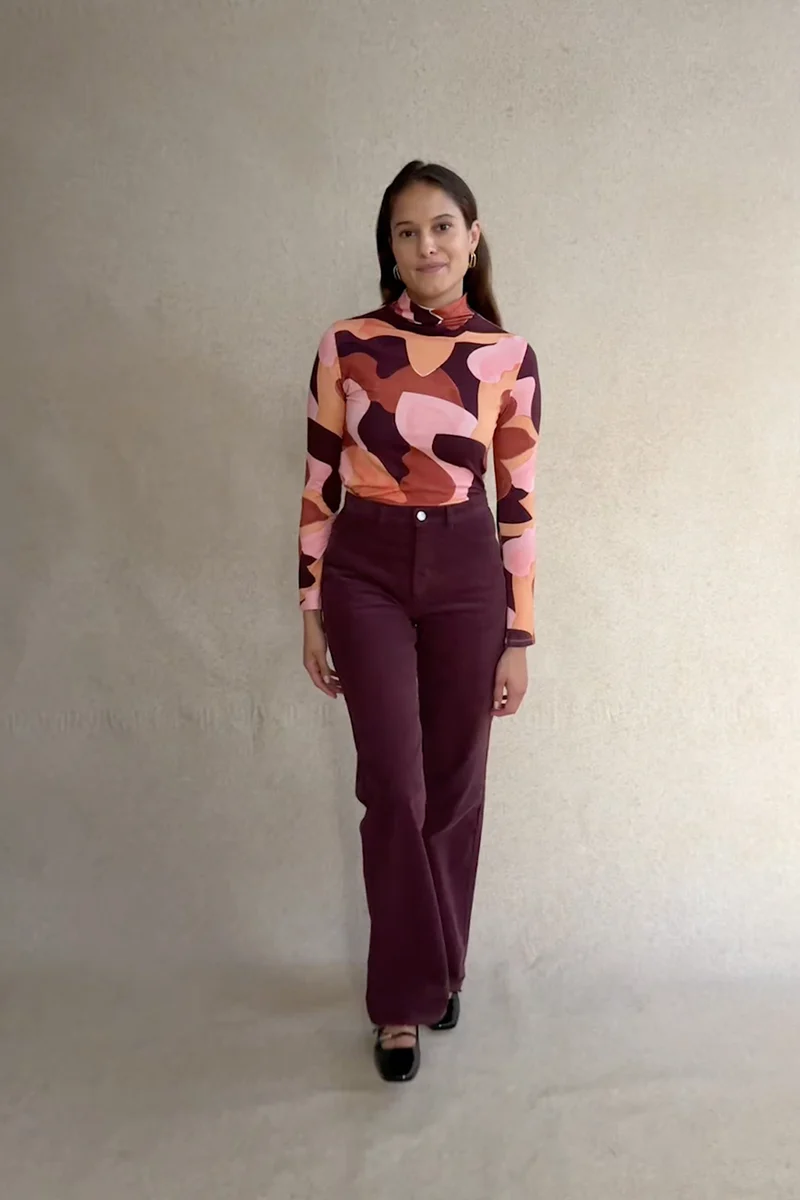 Pantalon Idéaliste en velours Cappuccino