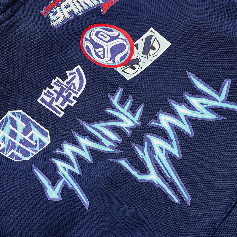 adidas x Lamine Yamal Kids Anime Graphic Hoodie