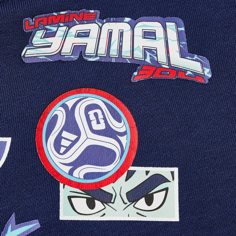 adidas x Lamine Yamal Kids Anime Graphic Hoodie