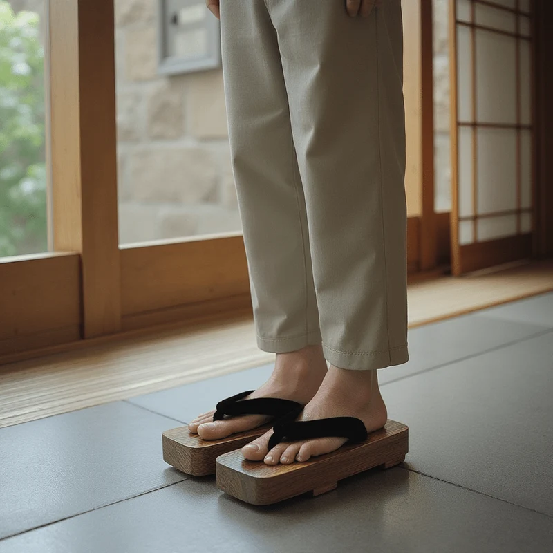 Geta Japonaise - Noir